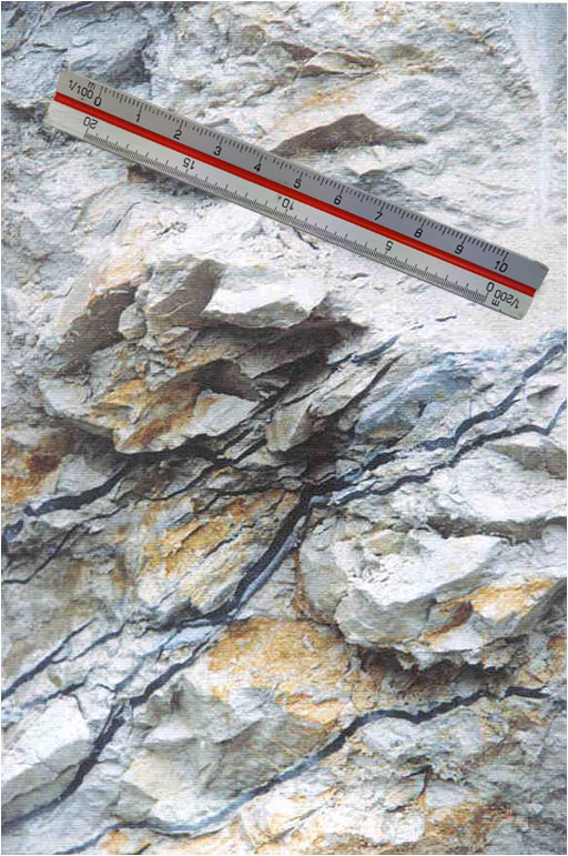 Marga inyectada escalimertro